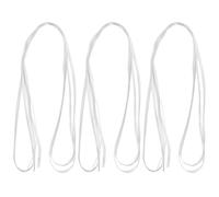 PRETYZOOM Extensions D'ongles en Fibre Plastique Blanc, 3 Paquet Ajustables pour Manucure DIY et Salons, Effet Naturel et Résistant, Accessoires Indispensables pour Ongles