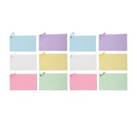 PRETYZOOM Fiches Mémoire Lignées Colorées avec Anneaux Bloc-notes 6 Couleurs 600 Fiches Cartes Éducatives pour École et Bureau et Légères pour Révision et Prise de Notes