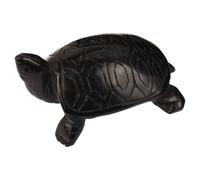 PRETYZOOM Figurine de Tortue en Obsidienne Noire 95X63X49 CM Sculpture Décorative Solide pour Bureau et Maison Statue Dragon Tortue Feng Shui Ornement Intérieur Élégant