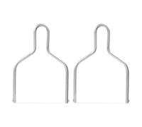 PRETYZOOM Fil pour Coupe Foie Gras en Acier Inoxydable 2pcs, Trancheuse à Fromage Multifonctions Légère Poignée Confortable pour Beurre et Fruits