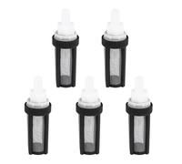 PRETYZOOM Filtre D'entrée d'eau en Acier Inoxydable pour Micropompe Submersible 5pcs Noir Haute Résistance la Rouille Diamètre 9mm pour Aquarium et Bassin