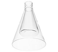 PRETYZOOM Fiole Conique en Verre 90ml 3 Oz, Transparente à Double Paroi | Diffuseur à Contrôle Précis, Évaluation Rapide des Senteurs, pour Échantillons, Spa et Comptoirs Retail