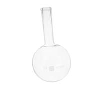 PRETYZOOM Flacon à Fond Rond Verre Transparent pour Laboratoire Col Étroit Résistant pour Expérimentations Scientifiques et Éducation