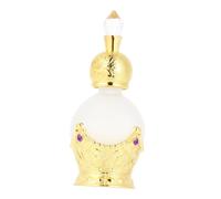 PRETYZOOM Flacon Compte-Gouttes de Parfum en Verre Or 15ml Rechargeable Style Vintage Antique pour Eau Bénite Décoration Élégante pour Bibliothèque ou Saint Valentin