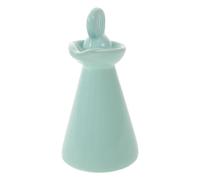 PRETYZOOM Flacon Compte-gouttes en Céramique pour Huiles Essentielles 70 Ml, Mini Pot Diffuseur Étanche Bleu Lac, Accessoire Spa Portable pour Aromathérapie et Cosmétique de Voyage