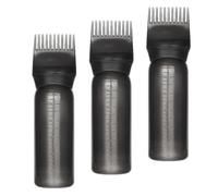 PRETYZOOM Flacons Applicateurs pour Coloration Cheveux Peigne Capacité 160ml Lot de 3 Matériau Pp Léger et Design Élégant pour et Cuir Chevelu