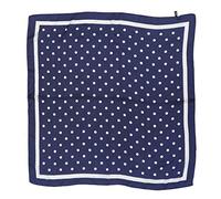 PRETYZOOM Foulard en Mousseline de Soie à Pois Foulard Carré de Soie Foulard Foulard de Plage Bandana Foulard en Satin Foulards de Cheveux Bleu