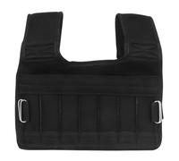PRETYZOOM Gilet Lesté pour Course et Musculation 35kg Noir en Coton et Tissu Filet Respirant Antidérapant pour Entraînement de Marche et Renforcement du Tronc