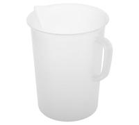 PRETYZOOM Gobelet Doseur D'huile Moteur, Pichet Plastique Gradué avec Poignée, 5000ml, Pp, Grosse Capacité, Ergonomique, pour Réparation Automobile et Usinage Mécanique