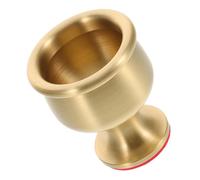 PRETYZOOM Goblet Laiton Brossé pour Offrandes Spirituelles Coupe Eau Bénite et Facile à Entretenir pour Bouddhistes et Cérémonies Religieuses Moyenne pour Décor et Rites à