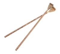 PRETYZOOM Gratte Dos en Bois à Long Manche 2pcs Outil de Relaxation par Chatouilles du Dos Relaxant pour Garçon et Filles et Femmes Enceintes Finition Soignée et Confortable