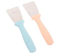 PRETYZOOM Grattoir à Glace Pelle à Glace en Acier Inoxydable pour Réfrigérateur 2pcs Multifonction pour Enlever Givre sans Abîmer le Congélateur