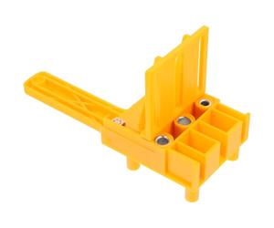 PRETYZOOM Guide de Perçage pour Gabarits de Tourillons, Outil Auto-Centreur Compact en Alliage Léger, Conçu pour Assemblages de Meubles et Travaux de Menuiserie
