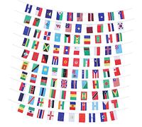 PRETYZOOM Guirlande Drapeaux Pays Nations Bannière Décorative Flexible pour Événements Écoles et Compétitions