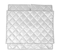 PRETYZOOM Housse de Congélateur Extérieur Imperméable en Oxford 5 Couches Aluminium Isolant, Aimants Intégrés, 100x70 Cm, Couverture Isolante pour Réfrigérateur et Congélateur, Protection
