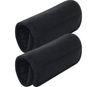 PRETYZOOM Housse Noir Antidérapante Accoudoir pour Fauteuil Roulant | Polyester Réutilisable, Couverture Complète de L’accoudoir, Aide à Réduire la Fatigue