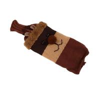 PRETYZOOM Housse Tricotée pour Bouteille de Vin Décorative de Noël Laine Rouge Protection Extensible Adaptée aux Bouteilles Standard pour Fête et Décoration