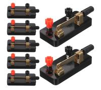 PRETYZOOM Interrupteur Spst Unipolaire 10 Pièces Couteaux pour Expériences en Laboratoire Physique Bornier à Vis pour Connexion Temporaire