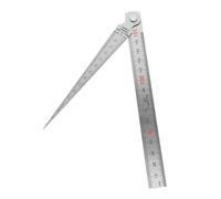 PRETYZOOM Jauge Épaisseur Acier Inoxydable et Règle Droite pour Mesure de Jeu Kit Précis pour Ajustage Entretoises et Contrôle de Tolérance