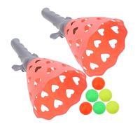 PRETYZOOM Jeu de Catch Ball Garçon Fille avec Panier Lanceur Balle Interactive pour Activités Extérieures et Intérieures Extérieur Famille Garçon Fille Jeu de Motricité et Coordination
