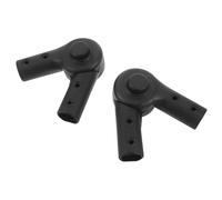PRETYZOOM Joint de pliage chariot en plastique noir, connecteur stable pour tubes de 22 mm, idéal pour excursions en plein air avec poussette bébé