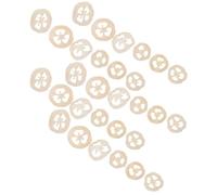 PRETYZOOM Jouets à Mâcher en Luffa pour Petits Animaux, Lot de 40, Blancs