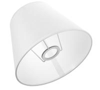 PRETYZOOM -jour Structure Robuste et Démontage Facile en Tissu Blanc pour Lampe de Bureau E27 Accessoire pour Bureau ou Chambre