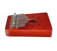 PRETYZOOM Kalimba 10 Touches en Acacia Mangium Rouge Piano à Pouces Portable et Léger Instrument de Musique pour Débutants et Amateurs Coordination et Rythme Facile à Jouer Partout
