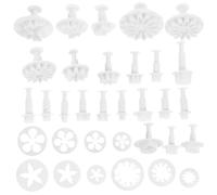 PRETYZOOM Kit 33 Pièces pour Poterie et Argile, Emporte-pièces Créatifs D'outils de Décoration en Plastique Pp pour Garçon et Filles, Maison et Établissement Scolaire