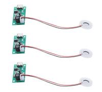 PRETYZOOM Kit de 3 Disques de Brumisation USB pour Humidificateur, Modules Compacts en Plastique avec Effet Fontaine Décorative, Économie D'énergie pour Bureaux et Chambres