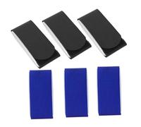 PRETYZOOM Kit de 6 Sangles de Fixation Snowboard en Nylon et Eva, 3 Noires et 3 Bleues, Accessoires de Ski de Plein Air pour Transport Sécurisé, Protection des Bras, pour Sports D’Hiver