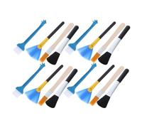PRETYZOOM Kit de Nettoyage Clavier 20pcs Brosses Antistatiques Légères en Plastique et Bois pour Ordinateur Portable et Appareils Électroniques en Déplacement Réunion