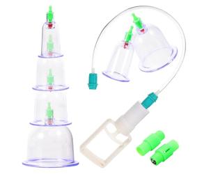 PRETYZOOM Kit de Ventouses sous Vide Améliore la Circulation Sanguine 1 Set en Plastique Douce pour Massage à Domicile