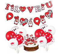 PRETYZOOM Kit Décoration Saint Valentin Complet Sûr Ornements Suspendus Colorés Réutilisables pour Ambiance Romantique Couple