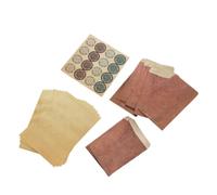 PRETYZOOM Kit D'enveloppes et Papier à Lettres Vintage en Papier Rétro, Facile à Utiliser et Portable, pour Paquet à Main ou Paquet D'école, Protection Vie Privée Assurée