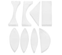 PRETYZOOM Kit d'Expériences d'Optique Physique 8 Pièces Lentilles Convexes et Concaves en Acrylique pour Enseignement Scientifique Kit Optique Éducatif Polyvalent pour Salle de Classe et