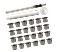 PRETYZOOM Kit D'œillets Métalliques en Fer avec Outil D'installation, Polyvalent pour Cuir, pour Bricolage à Domicile Boutique, 1 Set Complet