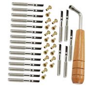 PRETYZOOM Kit Professionnel pour Lyre et Harpe Chevilles Accordage Robustes Goupilles de Cordes Durables Accessoires de Remplacement pour Instrument de Musique