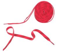 PRETYZOOM Lacets Plats pour Patins de Hockey 244 CM Lacets de Rechange Antidérapants Résistants à L'Usure pour Chaussures de Sport et Patins à Glace Couleur Rouge 1 Paire