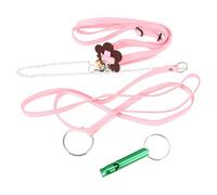 PRETYZOOM Laisse pour Tortue de Compagnie en Daim Respirant et Résistant, Corde de Traction Ajustable Sifflet, pour Promenade la Maison Fête Couleur Aléatoire