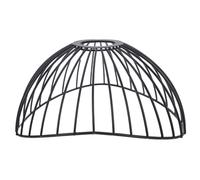 PRETYZOOM Lampe Pied Industrielle Forgé Style Lanterne Vintage Abat Jour Cage Métallique Compatible Ampoules Dimmables pour Salon et Chambre Campagne