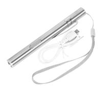 PRETYZOOM Lampe Stylo LED Médicale Rechargeable USB Acier Inoxydable Compacte et pour Infirmières et Médecins Torche Stylo Portable avec Corps Solide et Charge Rapide