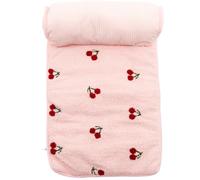 PRETYZOOM Lit pour Animaux de Compagnie en Nuage, Chaud, Antidérapant, Rose | Tissu Doux, Usage au Sol en Automne et Hiver, pour Petits Chiens Fauves, Design Chic