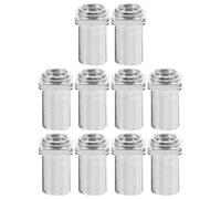 PRETYZOOM Lot de 10 Écrous Pivotants en Fer Argenté pour Patte de Tom, Accessoires de Tambour de Sol, Fixation Sécurisée pour Batteur Professionnel