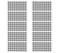 PRETYZOOM Lot de 10 Feuilles de Marqueurs de Numérisation 3D Réfléchissants en Film Pet pour Capture de Mouvement Précise et Compatibilité