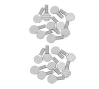 PRETYZOOM Lot De 10 Paires De Vis À Oreilles En Acier Inoxydable Pour Fourchettes De Rôtissoire, Fixation Universelle Pour Grille De Rôtissoire, Pièces De Rechange