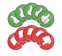 PRETYZOOM Lot de 10 Panneaux de Réponse en Plastique Double Face pour ngageant les Élèves et Améliorant L'interaction Lors des Sessions Q&a