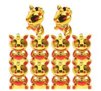 PRETYZOOM Lot de 10 Pendentifs Chevaux Chinois à Suspendre Breloques Signe du Zodiaque pour Création de Bijoux Décorations du Nouvel An Chinois pour Bracelets et Colliers