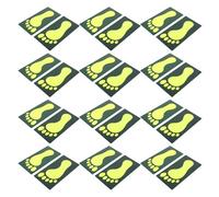 PRETYZOOM Lot de 12 Autocollants Phosphorescents Empreintes de Pas en PVC Antidérapant et Imperméable Stickers de Sol 1179X570 CM pour Signalisation D’Évacuation Centres Commerciaux et