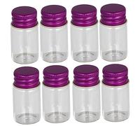 PRETYZOOM Lot De 12 Bouteilles En Verre Avec Bouchon En Aluminium Bouteille D'Encre Scellée Bouteille À Vis Bouteilles À Shot Transparentes Bocaux Hermétiques Sous Vide Bouteille